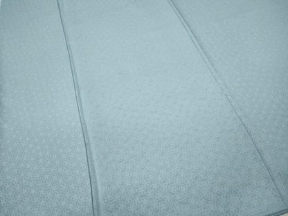 平和屋着物●上質な色無地　舞花地紋　水色　正絹　逸品　未使用　CABB6110ut