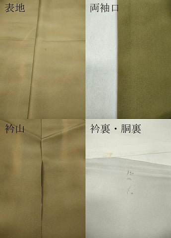 平和屋着物▼虹色創家　本郷大田子　小紋　横段霞文　暈し染め　正絹　逸品　CABB6136ut