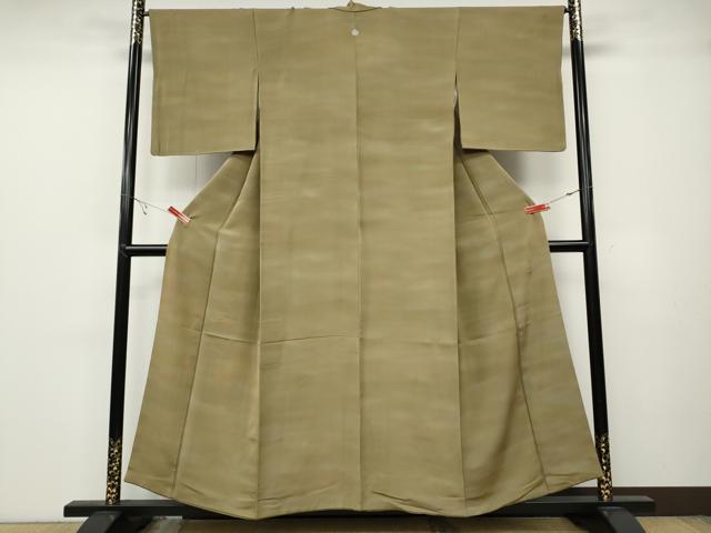 平和屋着物▼虹色創家　本郷大田子　小紋　横段霞文　暈し染め　正絹　逸品　CABB6136ut