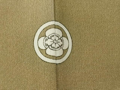平和屋着物▼虹色創家　本郷大田子　小紋　横段霞文　暈し染め　正絹　逸品　CABB6136ut