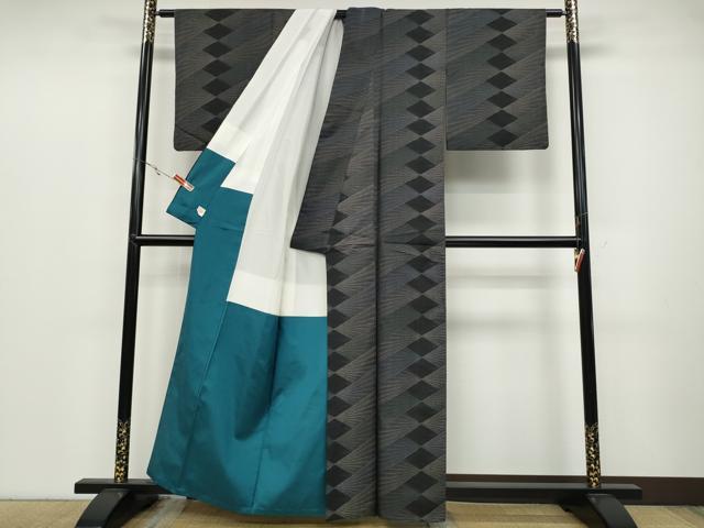 平和屋着物●本場大島紬 9マルキ 吉祥文 正絹 逸品 CABB6170ut