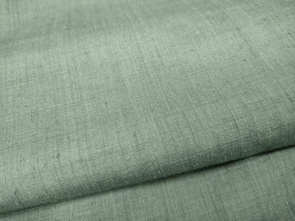 平和屋着物●本場結城紬　重要無形文化財　湊鼠色　正絹　逸品　CABB6187ut