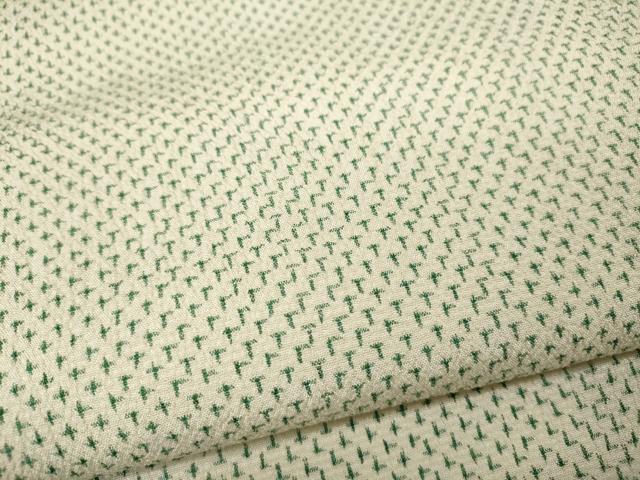 平和屋着物●本塩沢　十字絣　正絹　逸品　CABB6201ut