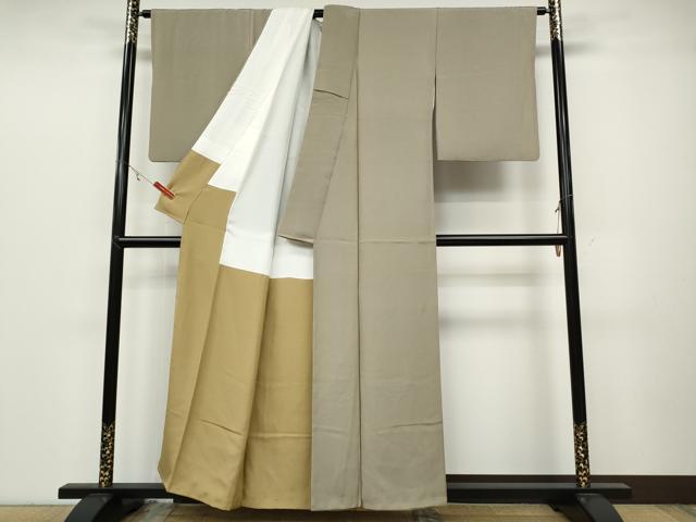 平和屋着物●江戸小紋　作家物　角通し　正絹　逸品　CABB6202ut