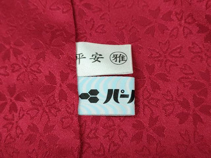 平和屋着物●豪華振袖　駒刺繍　舞花文　黒地　金彩　正絹　逸品　CABB6217ut