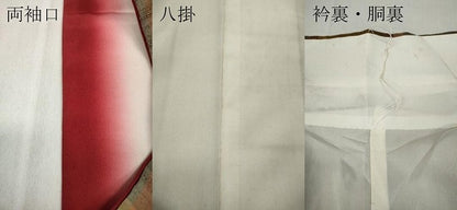 平和屋着物●上質な紬　格子柄　正絹　逸品　CABB6221ut