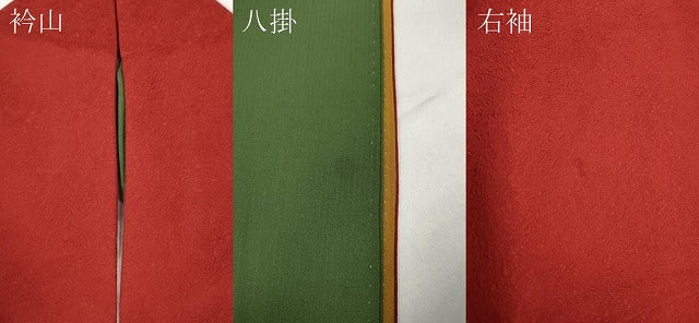 平和屋着物○豪華振袖 南天地紋 紅海老茶色 正絹 逸品 CABB6229ut