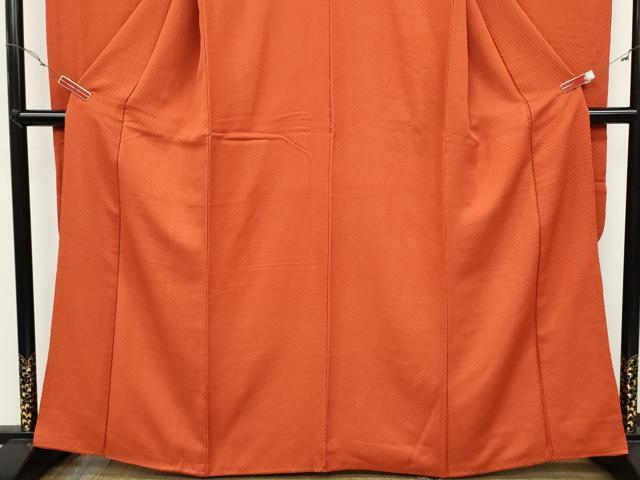 平和屋着物●豪華振袖　照柿色　正絹　逸品　CABB6234ut