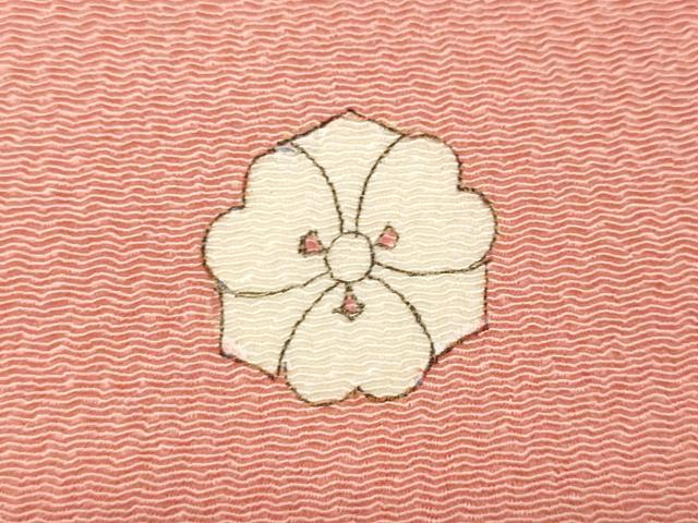 平和屋着物●豪華振袖　薄紅色　鬼しぼ縮緬　正絹　逸品　CABB6238ut 平和屋着物○豪華振袖 薄紅色 鬼しぼ縮緬 正絹 逸品 CABB6238ut