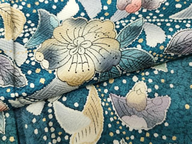 平和屋着物●訪問着　辻が花　暈し染め　金彩　正絹　逸品　CABB6247ut