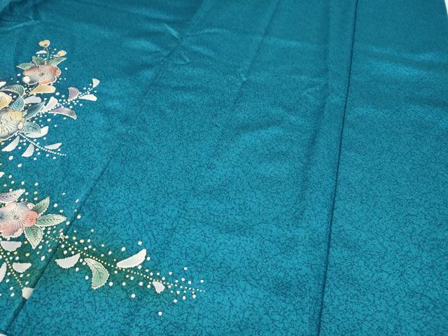平和屋着物●訪問着　辻が花　暈し染め　金彩　正絹　逸品　CABB6247ut