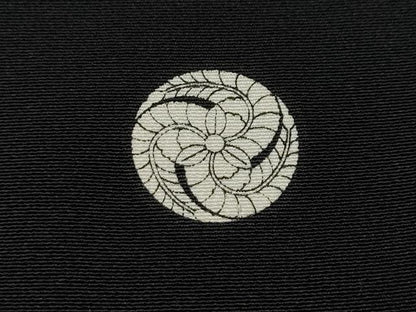 平和屋着物●蓑虫工芸作家　田尾笛秋　黒留袖　人物文　正絹　逸品　CABB6248ut