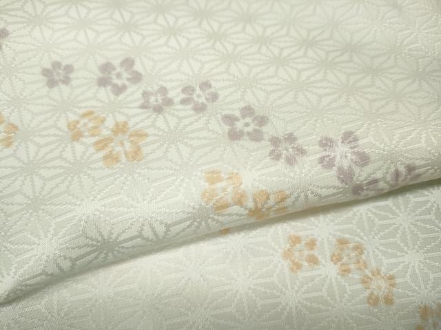 平和屋着物○長襦袢 無双仕立て 舞花文 暈し染め 半衿刺繍 正絹