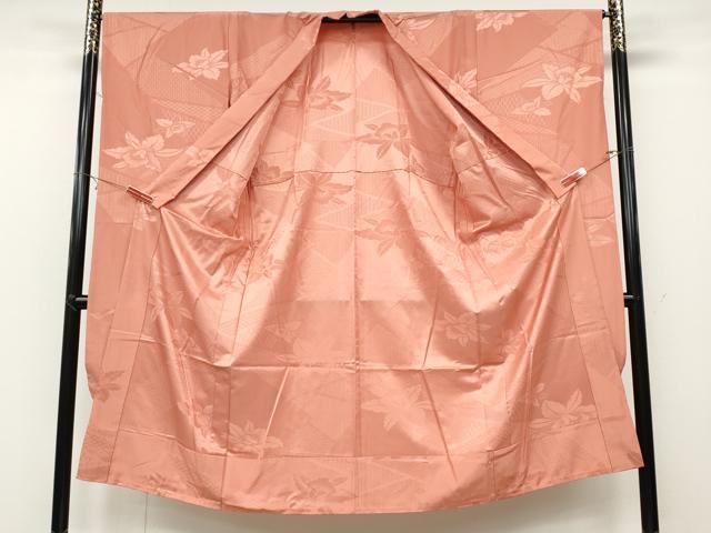 平和屋着物●振袖用長襦袢　無双仕立て　切嵌吉祥花地紋　東雲色　洗える着物　CABB6255ut