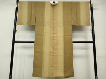 平和屋着物●長襦袢　袷　縞　正絹　逸品　未使用　CABB6259ut