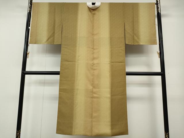 平和屋着物●長襦袢　袷　縞　正絹　逸品　未使用　CABB6259ut