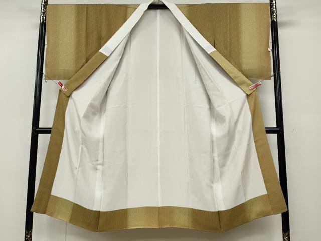 平和屋着物●長襦袢　袷　縞　正絹　逸品　未使用　CABB6259ut