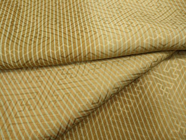 平和屋着物●長襦袢　袷　縞　正絹　逸品　未使用　CABB6259ut