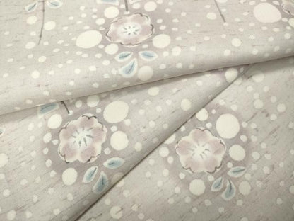 平和屋着物●上質な紬　舞花文　正絹　逸品　CABB6260ut