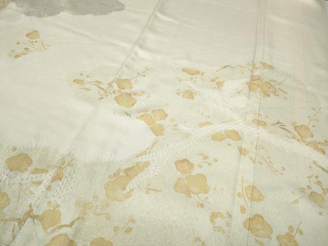 平和屋着物●訪問着　絞り　刺繍　雲重ね花文　金彩　正絹　逸品　CABB6264ut 平和屋着物○訪問着 絞り 刺繍 雲重ね花文 金彩 正絹 逸品 CABB6264ut