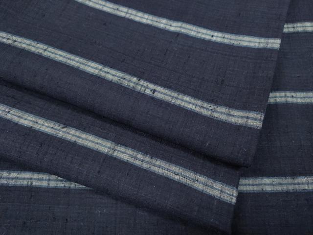 平和屋着物□上質な紬 横段文 正絹 逸品 DAAX8014du