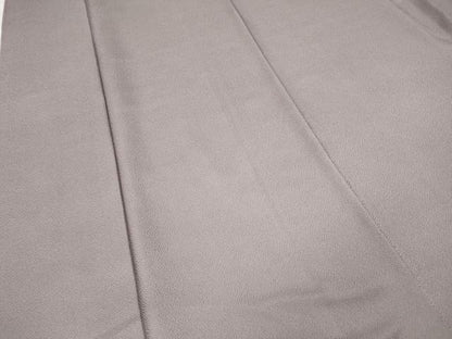 平和屋着物●上質な色無地　霞地紋　薄柿色　ロング丈　正絹　逸品　CABB6268ut