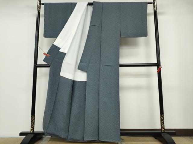 平和屋着物●江戸小紋　茄子　正絹　逸品　未使用　CABB6276ut 平和屋着物○江戸小紋 茄子 正絹 逸品 未使用 CABB6276ut