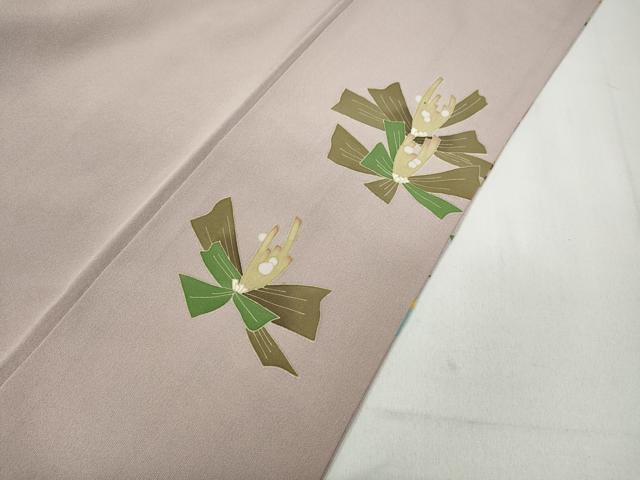 平和屋着物●京友禅作家　高瀬川美紀　訪問着　枝花文　正絹　逸品　CABB6285ut