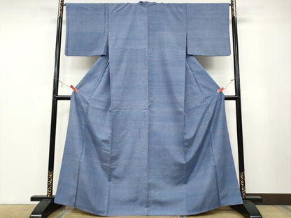 平和屋着物●上質な紬　霞草木文　正絹　逸品　CABB6293ut