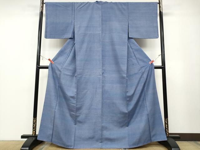 平和屋着物●上質な紬　霞草木文　正絹　逸品　CABB6293ut