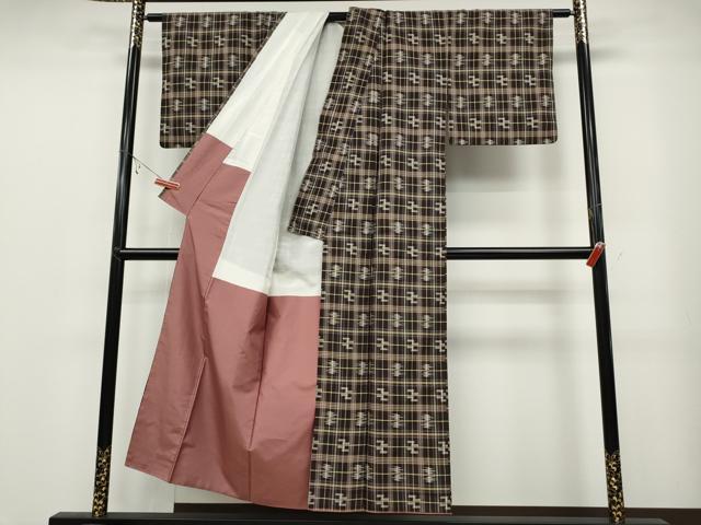 平和屋着物●本場琉球絣　大城廣四郎織物工房謹製　正絹　逸品　CABB6294ut