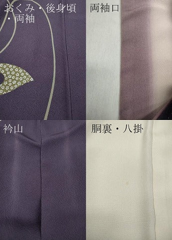 平和屋着物●世界的人形師　辻村寿三郎　ジュサブロー　訪問着　舞蝶文　正絹　逸品　CABB6304ut