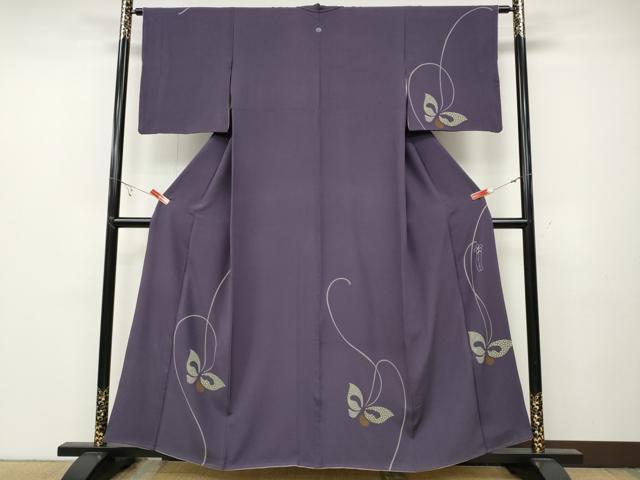 平和屋着物●世界的人形師　辻村寿三郎　ジュサブロー　訪問着　舞蝶文　正絹　逸品　CABB6304ut