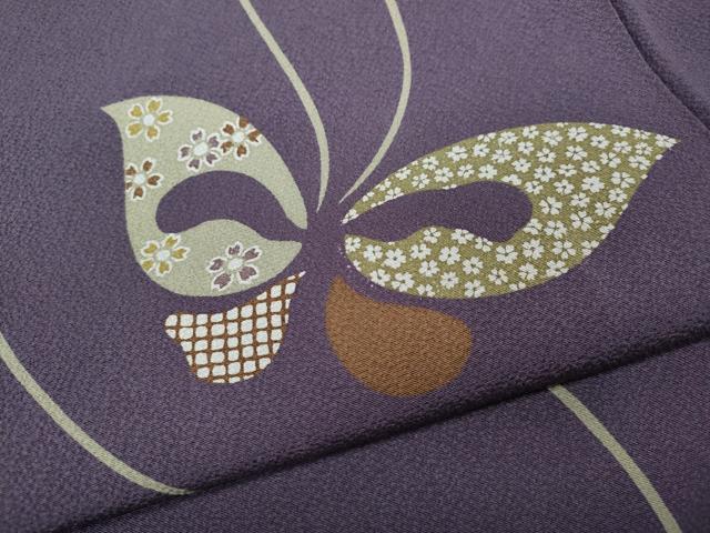 平和屋着物○世界的人形師 辻村寿三郎 ジュサブロー 訪問着 舞蝶