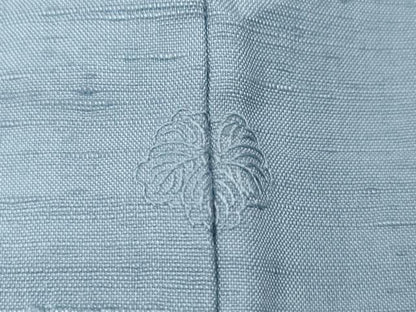 平和屋着物●結城紬　淡藤色　正絹　逸品　CABB6314ut