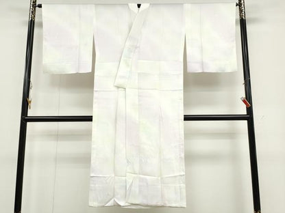 平和屋着物●長襦袢　無双仕立て　霞文　暈し染め　正絹　逸品　未使用　CABB6328ut