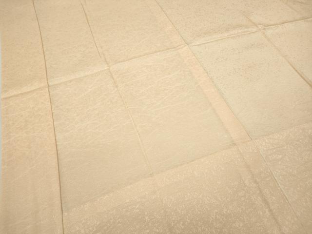 平和屋着物○長襦袢 無双仕立て 吉祥地紋 雄黄色 さが美扱い 正絹 逸品