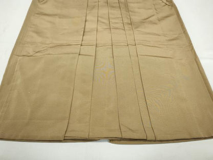 平和屋着物●男性　馬乗り袴　横縞　正絹　逸品　CABB6335ut