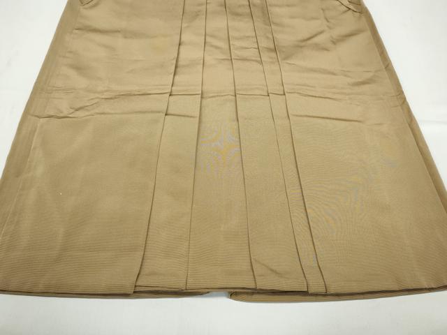 平和屋着物●男性　馬乗り袴　横縞　正絹　逸品　CABB6335ut