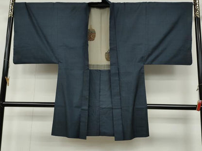 平和屋着物●男性 本場大島紬 アンサンブル 120亀甲 総詰め 正絹 逸品 CABB6352ut
