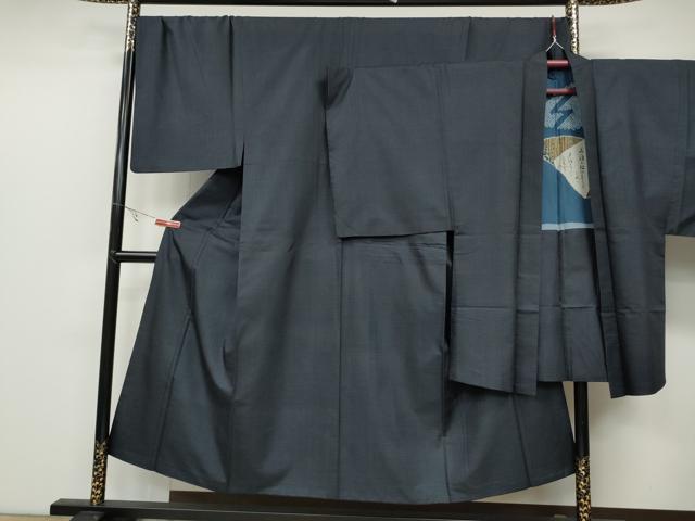平和屋着物●男性 本場大島紬 アンサンブル 100亀甲 総詰め 正絹 逸品 CABB6354ut