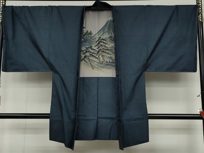 平和屋着物●男性 本場大島紬 アンサンブル 100亀甲 総詰め 正絹 逸品 未使用 CABB6355ut