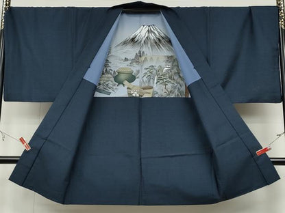 平和屋着物●男性 本場大島紬 アンサンブル 100亀甲 総詰め 正絹 逸品 CABB6356ut
