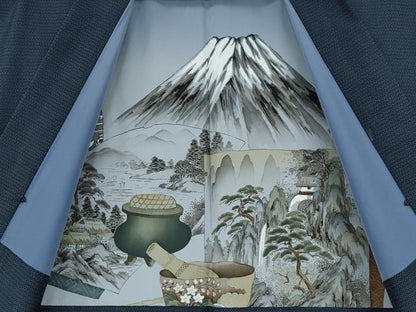 平和屋着物●男性 本場大島紬 アンサンブル 100亀甲 総詰め 正絹 逸品 CABB6356ut