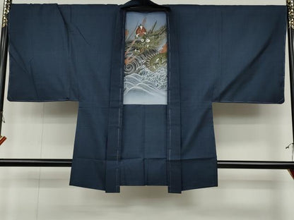 平和屋着物●男性 本場大島紬 アンサンブル 100亀甲 総詰め 正絹 逸品 未使用 CABB6359ut