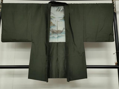 平和屋着物●男性　本場大島紬　アンサンブル　吉祥文　正絹　逸品　CABB6360ut