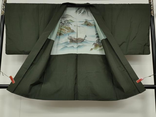 平和屋着物●男性　本場大島紬　アンサンブル　吉祥文　正絹　逸品　CABB6360ut