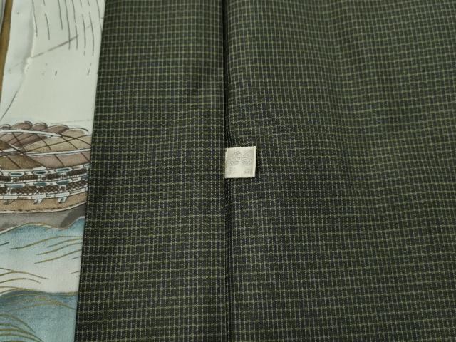 平和屋着物●男性　本場大島紬　アンサンブル　吉祥文　正絹　逸品　CABB6360ut