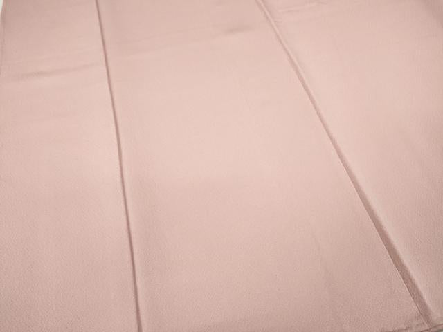 平和屋着物○上質な色無地 霞地紋 虹色 正絹 逸品 未使用