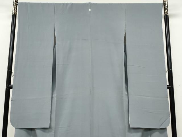 平和屋着物●豪華振袖　作家物　灰青色　正絹　逸品　CABB6364ut